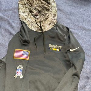 Pittsburgh Steelers salute to service Nike hoodie